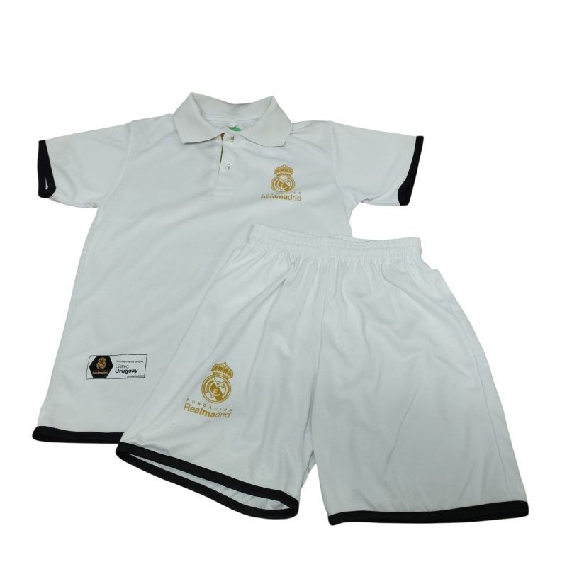 CONJUNTO REMERA Y SHORT BCO FUNDACION REAL MADRID T S