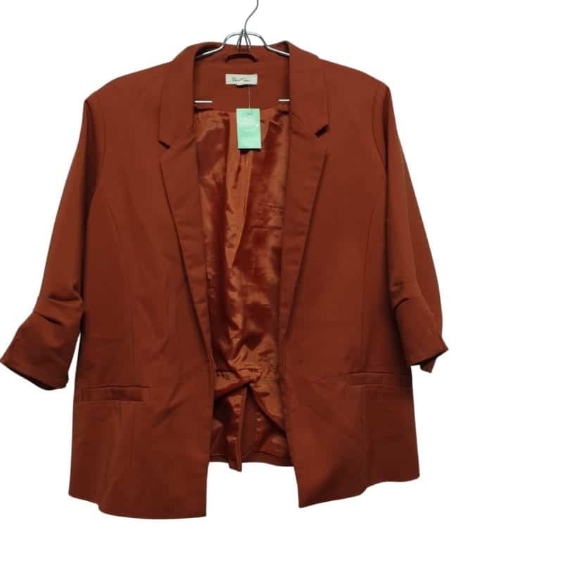 BLAZER MARRON DANIEL CASSIN T S DET FORRO