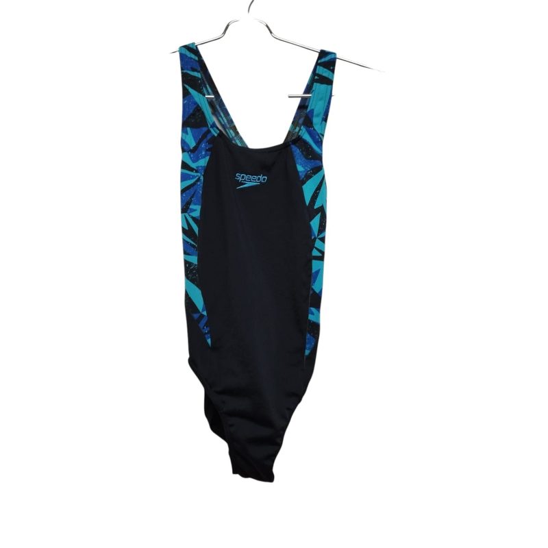 malla natacion azul turquesa negro speedo t 30