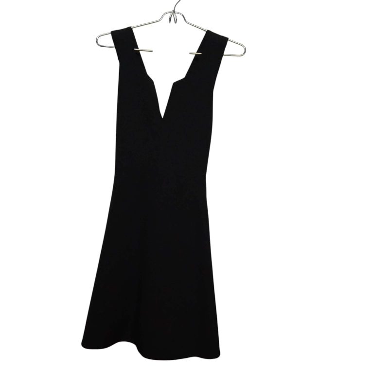 vestido negro escote cruzado lu by lolita t 38- m/l aprox