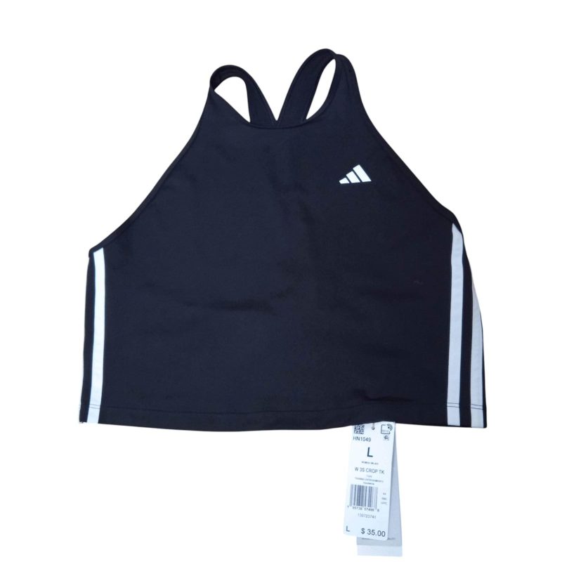 musculosa negra bca tiras cruzadas adidas t l nueva