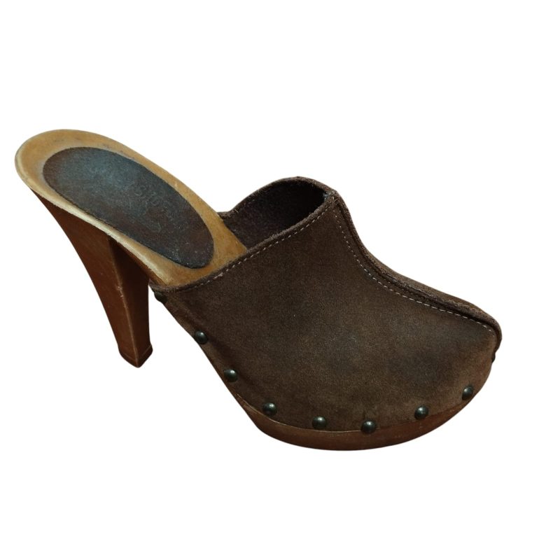 sueco marron taco fino t37/38 - Imagen 2