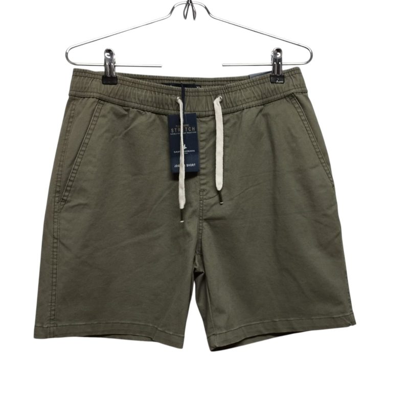 SHORT GABARDINA VERDE PIOLAS BLANCAS SANTA BARBARA TXS NUEVA