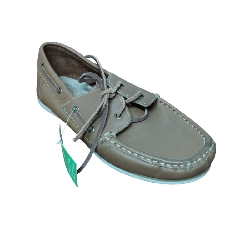 zapatos nauticos cuerina marron de la paz t 35 pta mancha