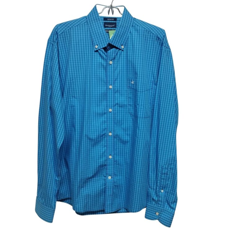 CAMISA CUADRILLE CELESTE BROOKFIELD XL