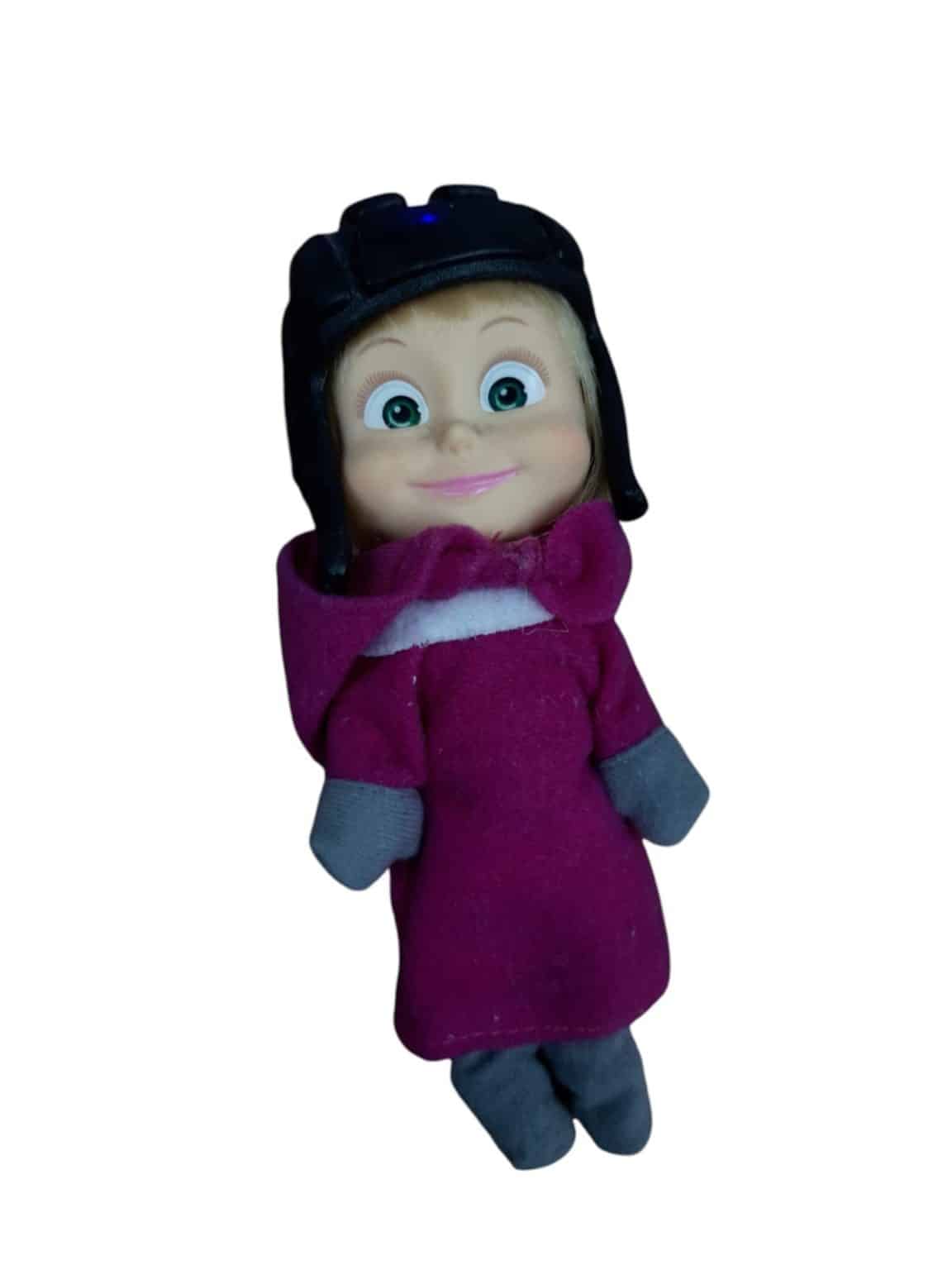 MASHA MUÑECA CON CASCO 13CM