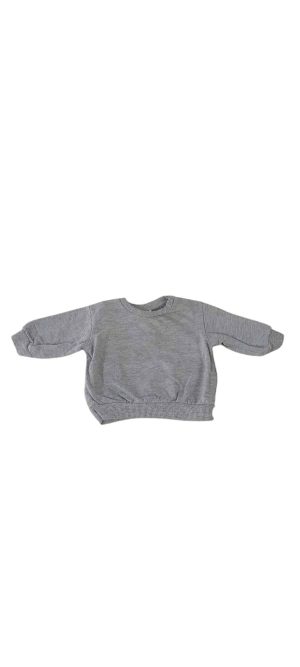 BUZO ALG GRIS FORRADO FELPITA H&M T2/4M