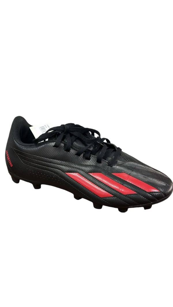 CHAMPIONES DE FUTBOL NEGRO ROJO ADIDAS T41