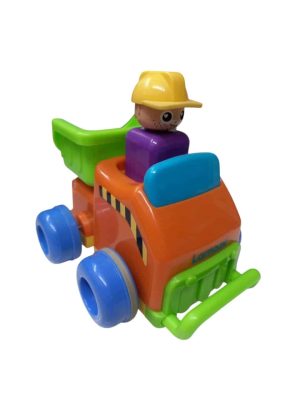 CAMION LAMAZE NARANJA VERDE VOLETA
