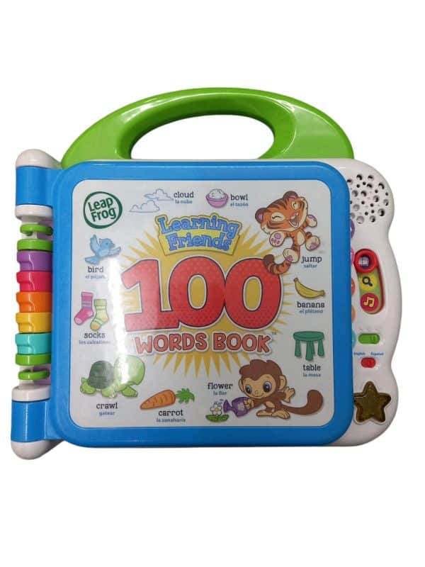 LIBRO CON 100 PALABRAS EN INGLES Y ESPAÑOL SONIDOS LUCES