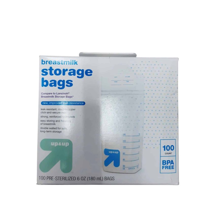 bolsa recolectora de leche en caja breastmilk storage bags up&up
