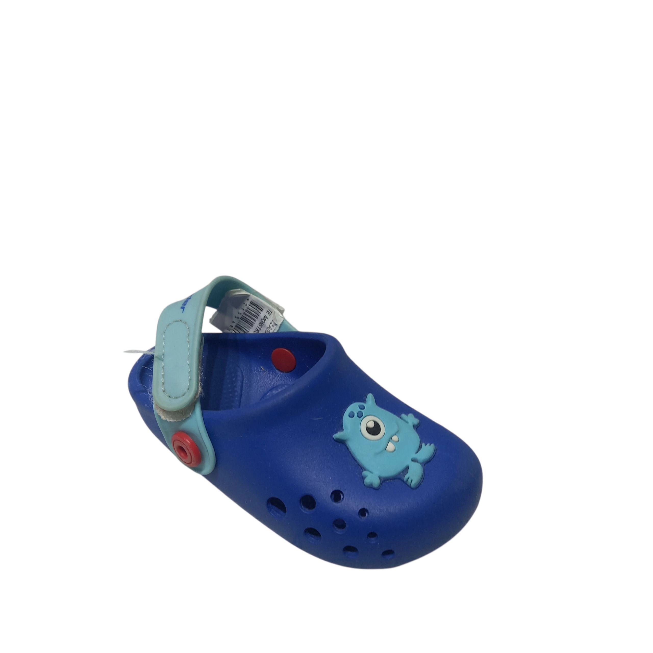 Crocs Rider CALZADO TIPO CROCS RIDER AZUL CELESTE MONSTRUO VELCRO T20 RASPADO ROCE ...