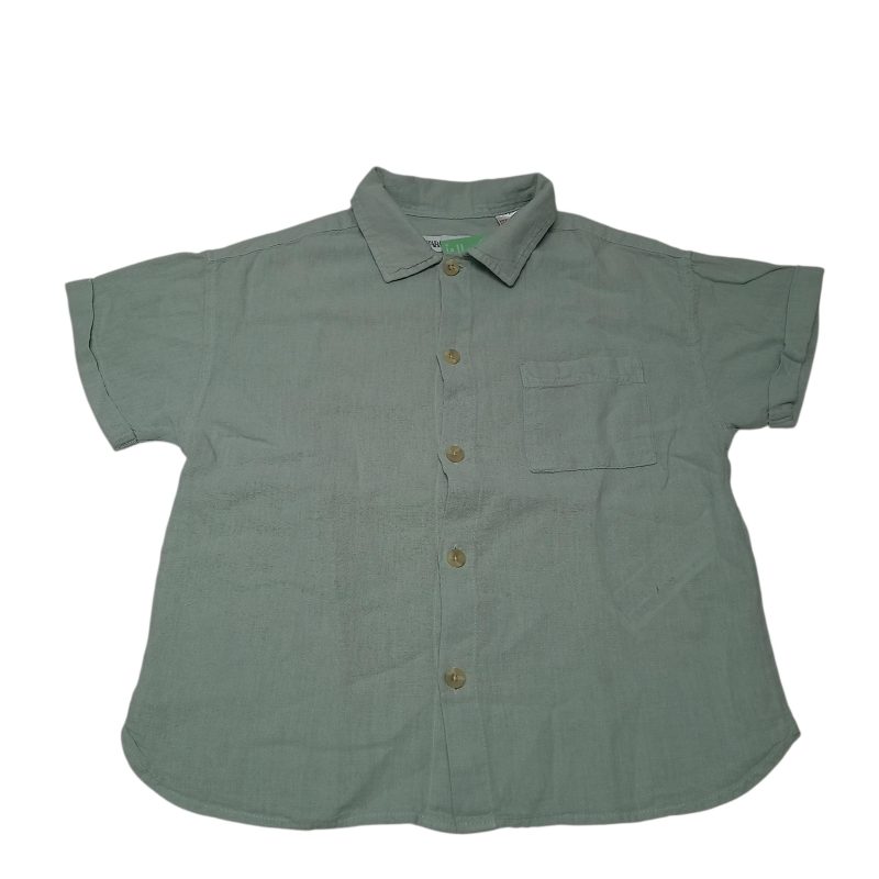 CAMISA VERDE ZARA T4/5