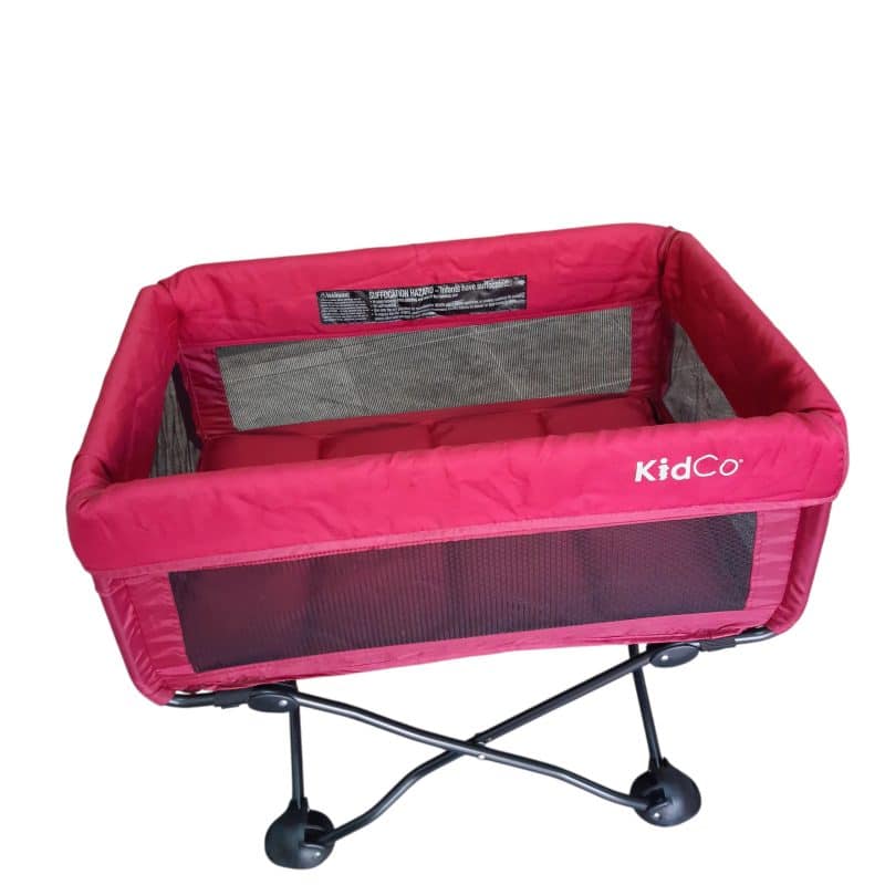 MINI CUNA ROJA PLEGABLE KIDCO EN ESTUCHE 78X50X60ALTO