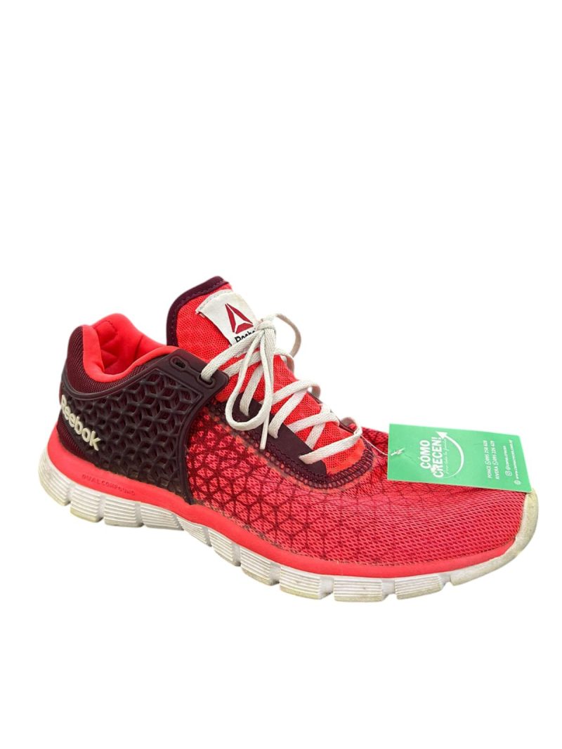 CHAMPIONES DEPORTIVOS ROSA FLUO REEBOK T38 24.5CM MANCHITA SUELA