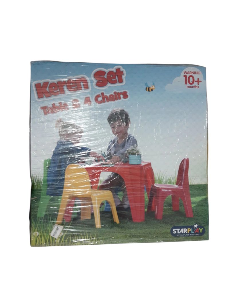 MESA CON 4 SILLAS STARPLAY4054