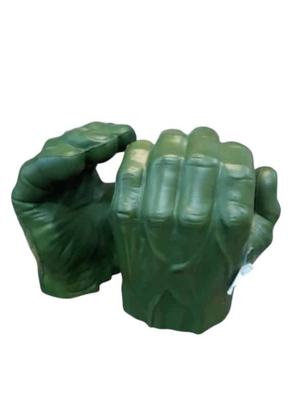 GUANTES DE HULK GRANDES DE GOMA