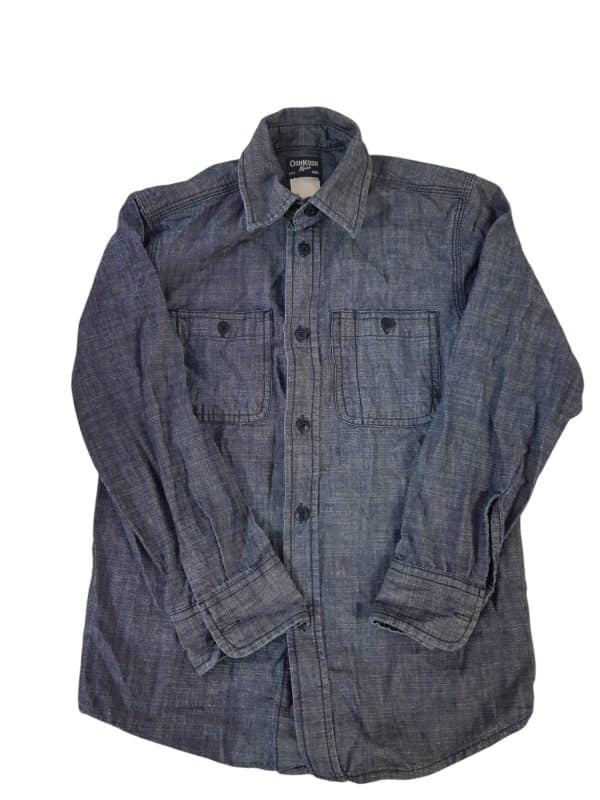 CAMISA AZUL TIPO JEAN OSHKOSH BGOSH T8