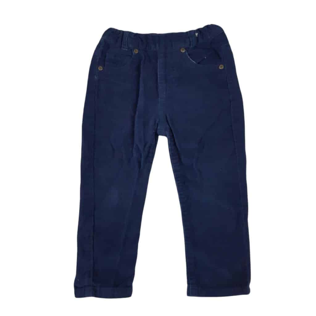 PANTALON PANA AZUL BAS T18M