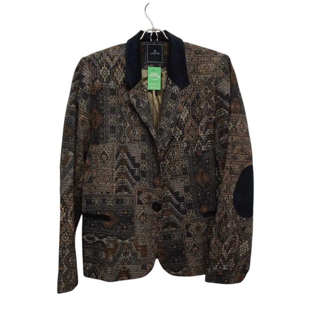 BLAZER GRIS AZUL AMARILLO CODERAS LIMITE T L