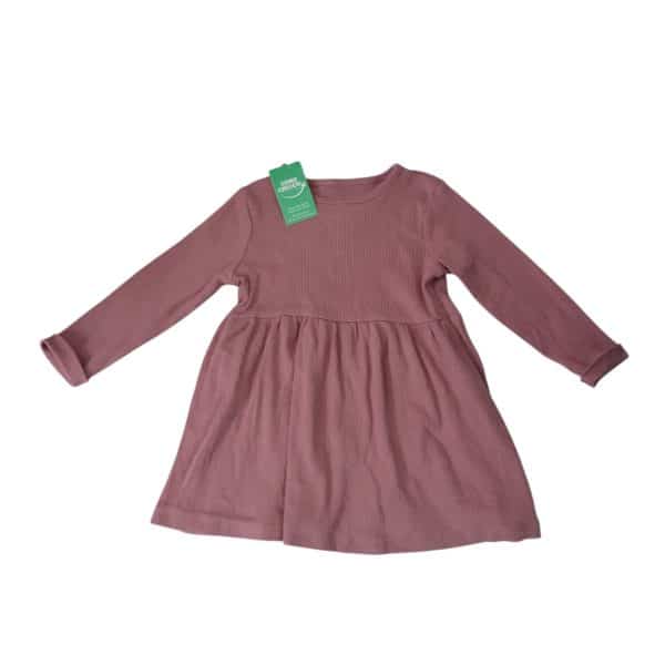 VESTIDO HILO ROSA VIEJO PRIMARK CARES T9/12M
