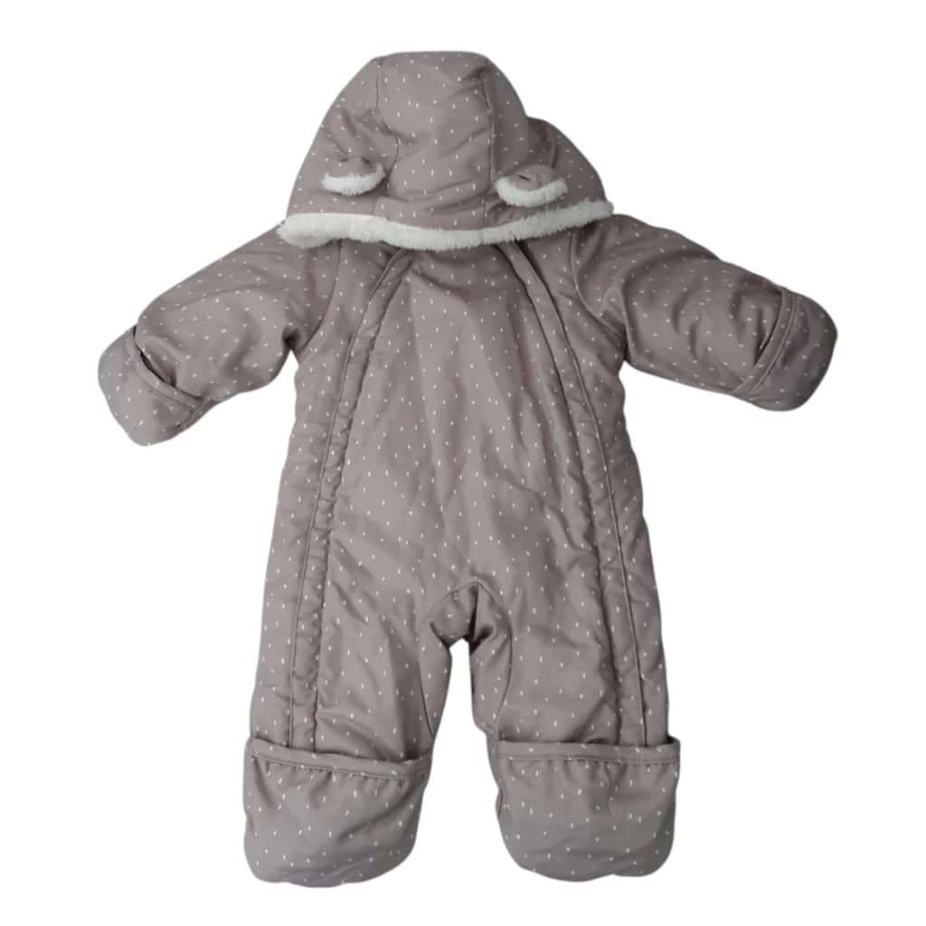 ASTRONAUTA MARRON PUNTITOS BCOS INT PELUDITO H&M T1/2M