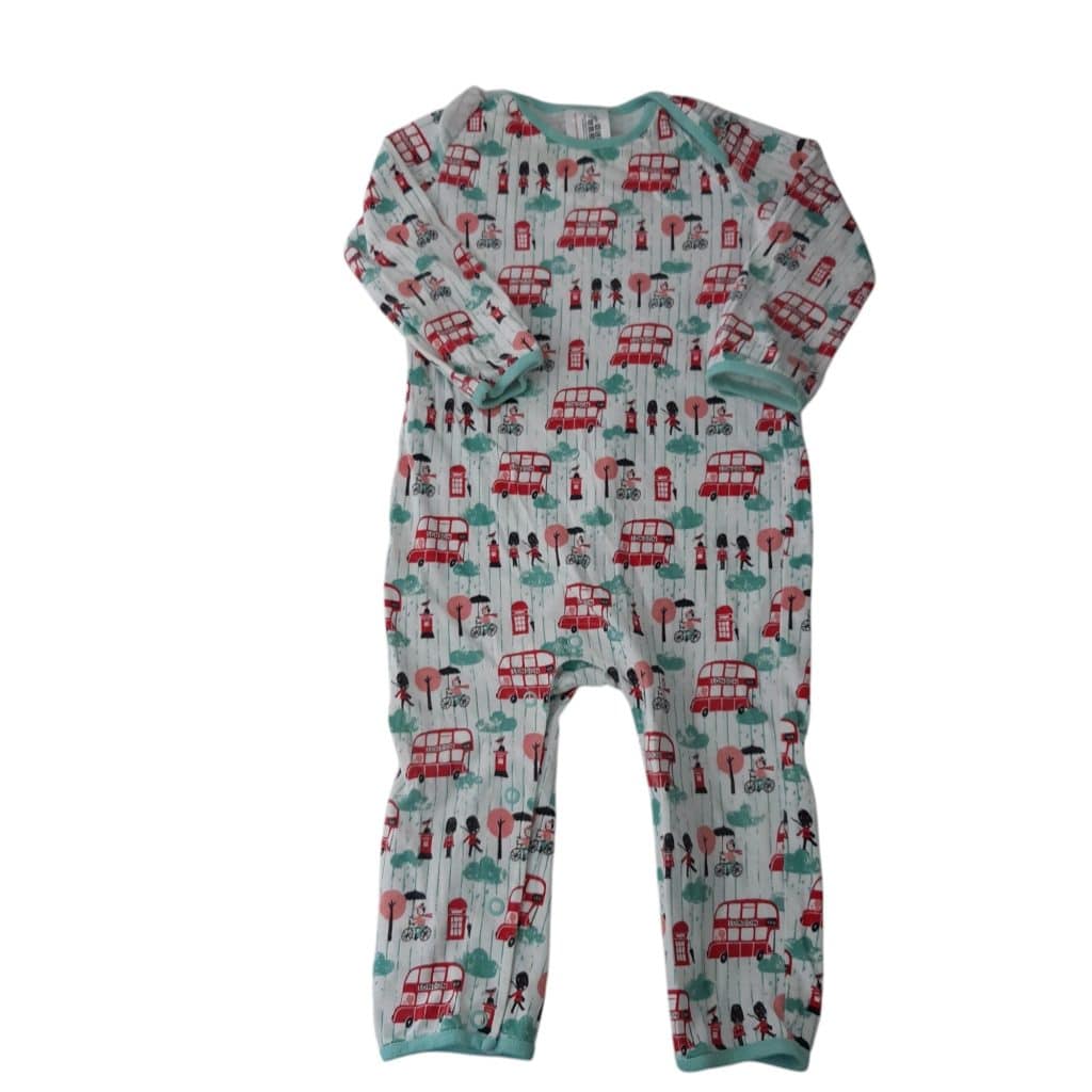 PIJAMA ALG BCA BUSES ROJOS LONDON NUBES RED BUS T36M AP