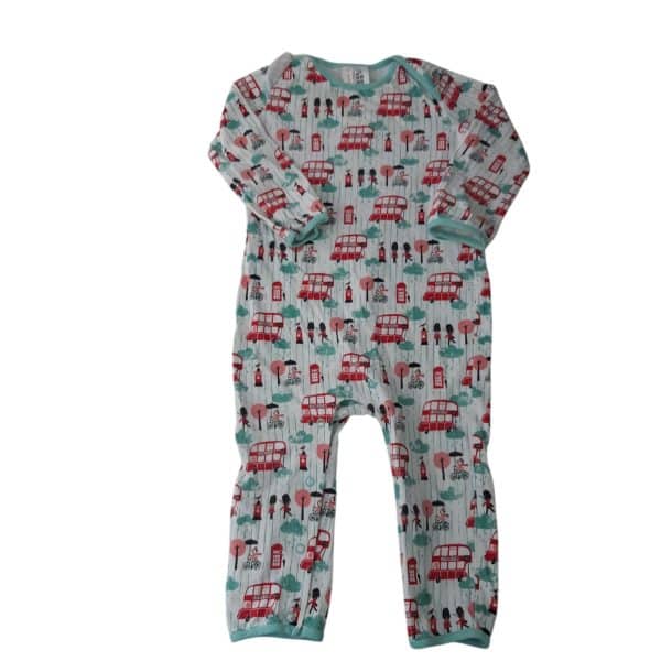 PIJAMA ALG BCA BUSES ROJOS LONDON NUBES RED BUS T36M AP