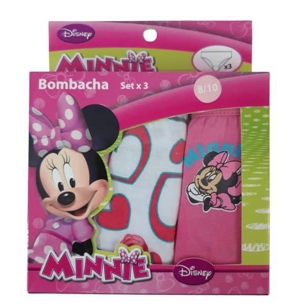 SET X3 BOMBACHAS MINNIE T8/10