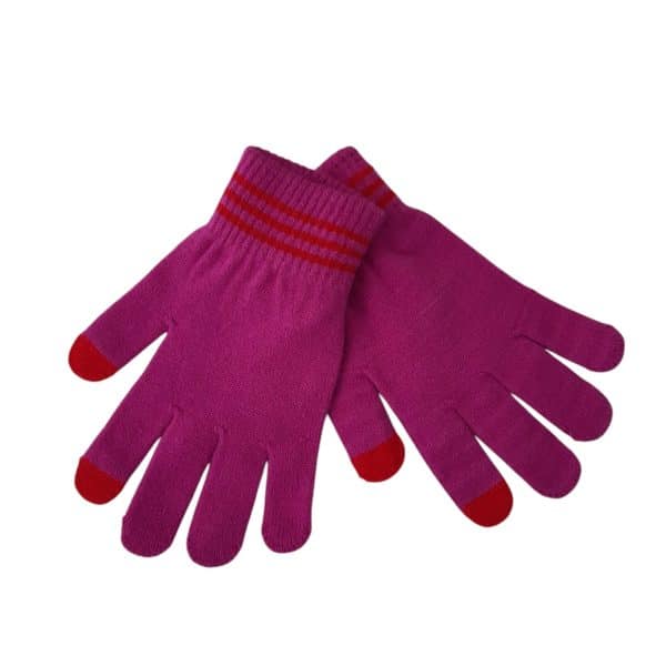 GUANTES FUCSIA ROJO RENNER NUEVOS