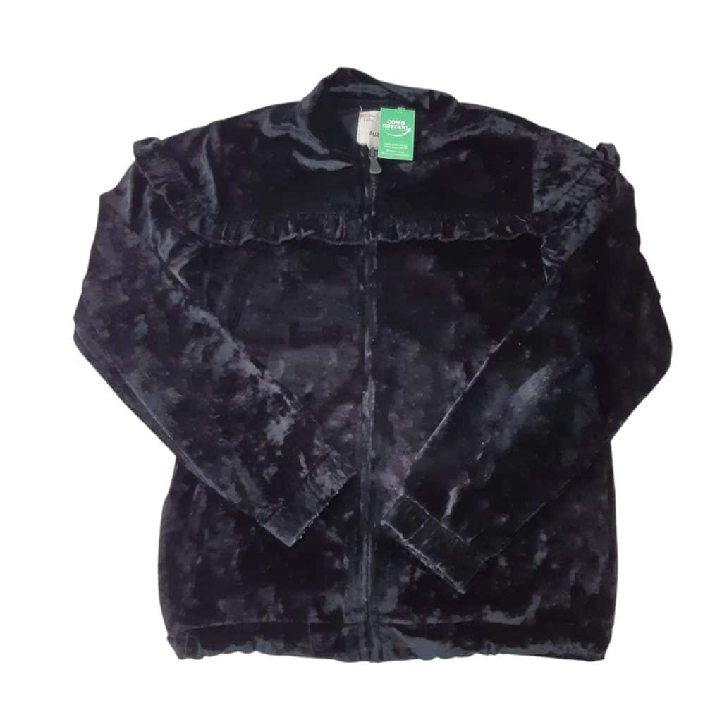 CAMPERA DE TERCIOPELO NEGRO FUZARKA T11/12