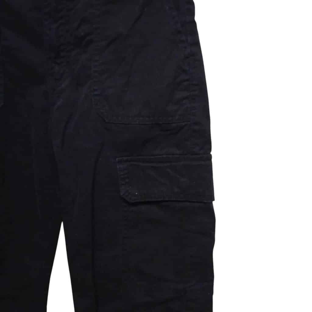JEAN CARGO NEGRO ZARA T 36 DET COSTURA - Imagen 2