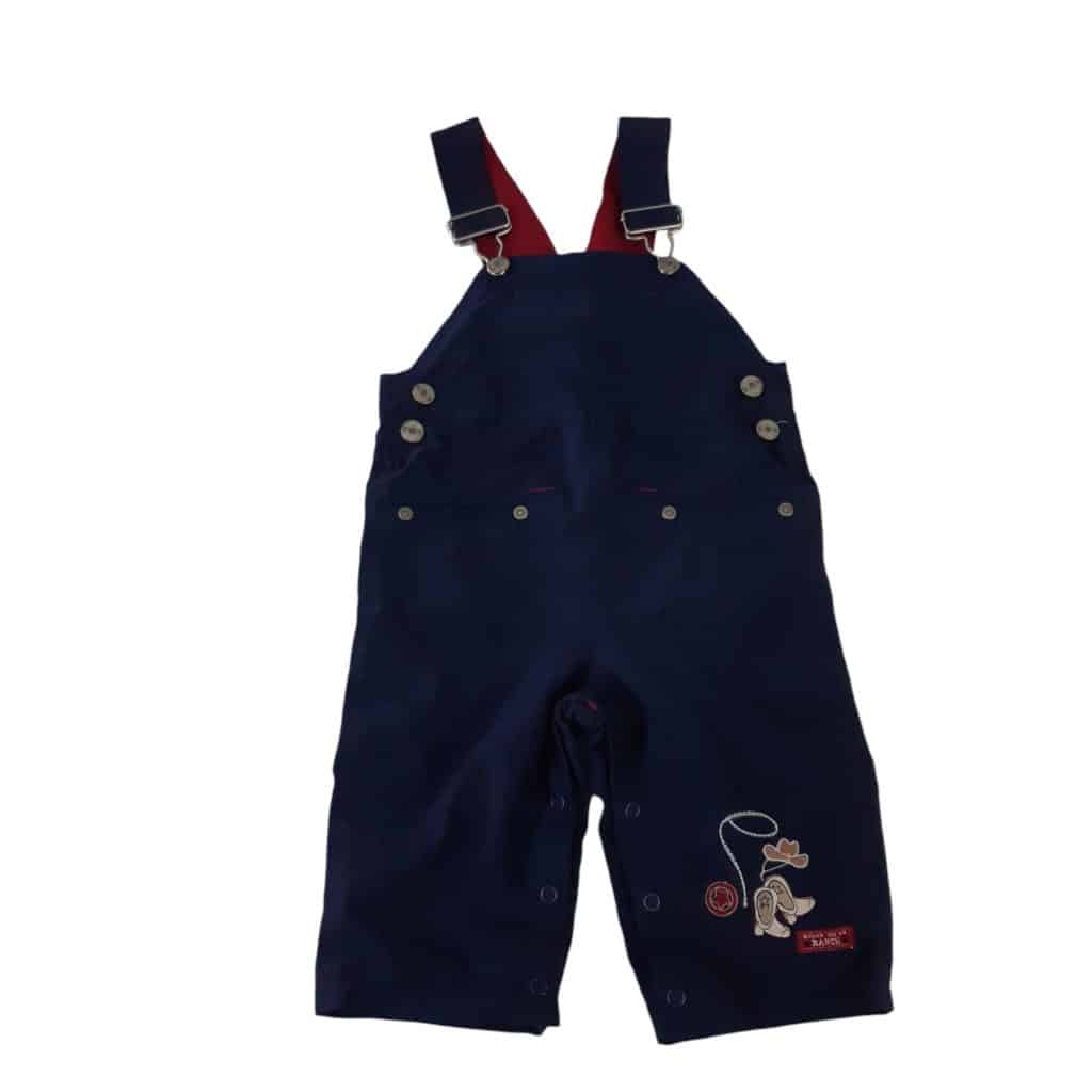 ENTERITO AZUL BORDO BOTAS VAQUERAS CARTERS T12M