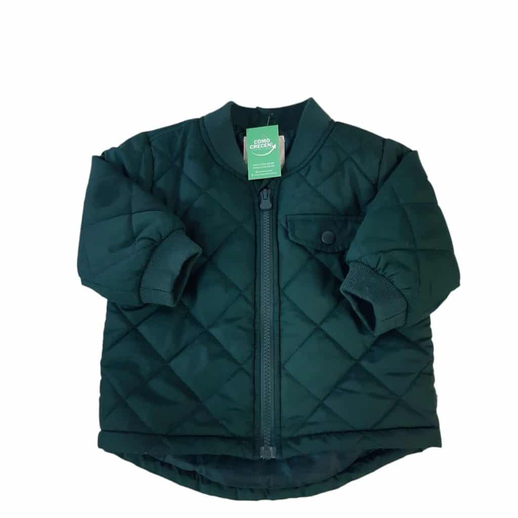 CAMPERA INFLADITA VERDE TEDDY BOOM T9/12M