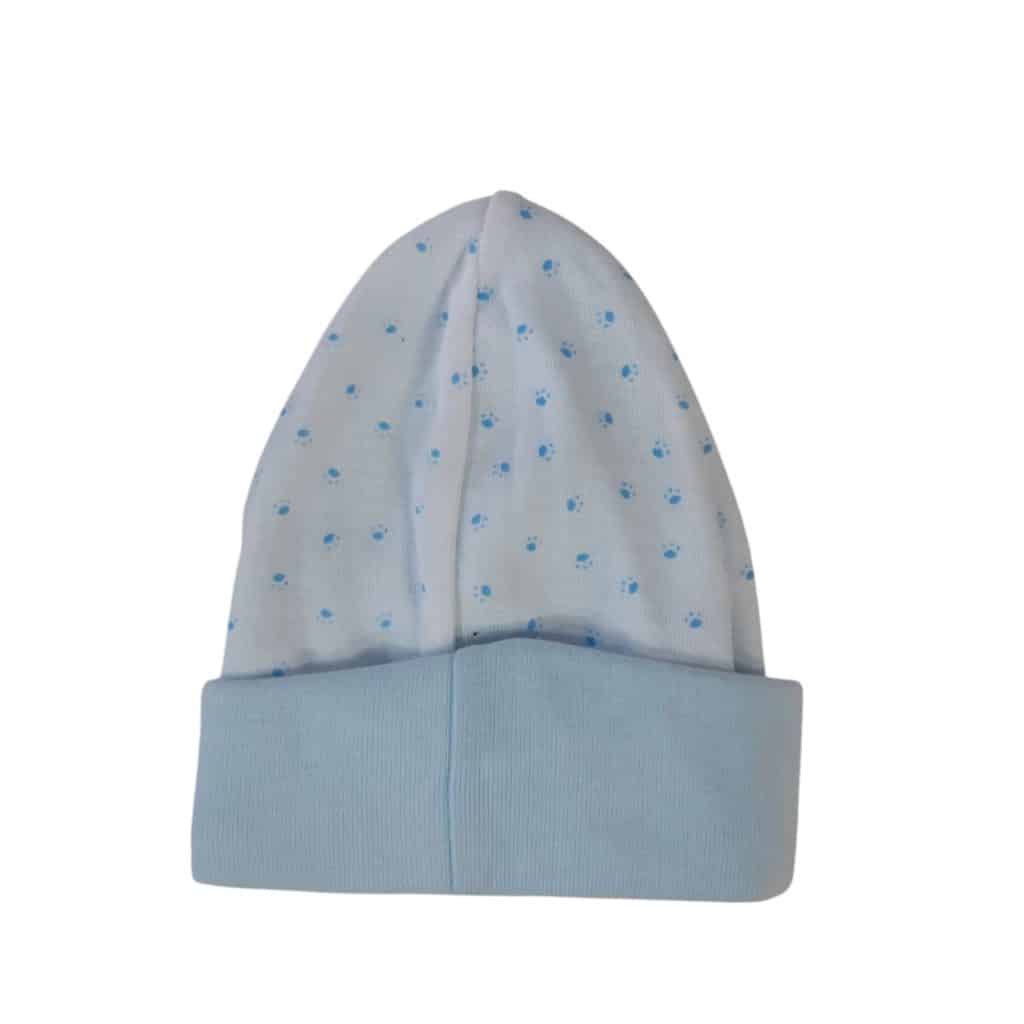 GORRO ALG BCO CELESTE ZEPPELIN T1/3M NUEVO