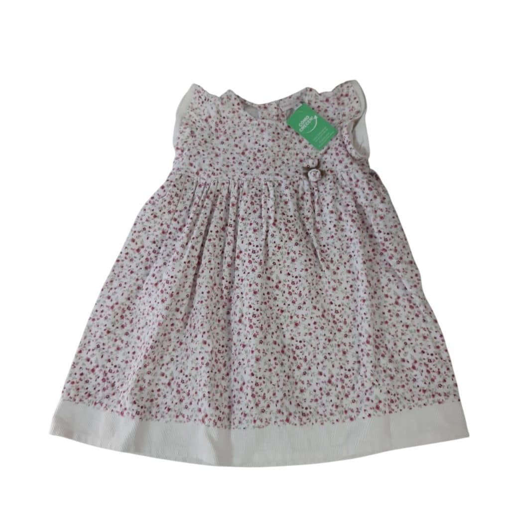 VESTIDO PANA BCO FLORES FUCSIAS DOS FLORES PETITE POMME t2