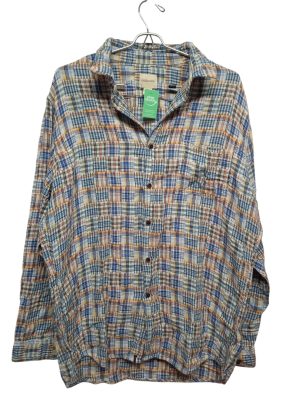CAMISA CUADRILLE MULTICOLOR G.H.BASS & CO T L