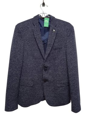 SACO SPORT AZUL BCO JASPEADO ZARA T 46