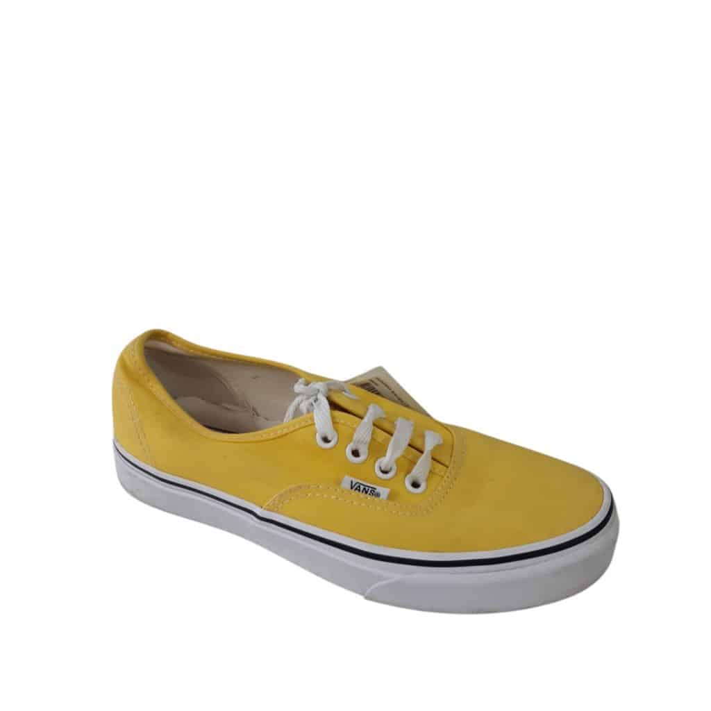 championes lona vans t 37 amarillo blanco