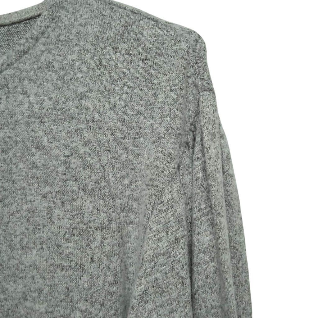VESTIDO LANILLA GRIS NEGRO ZARAT 10 NUEVO - Imagen 2