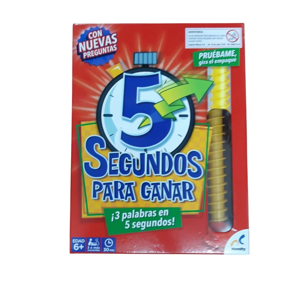 JUEGO DE CAJA 5 SEGUNDOS PARA GANAR COMO NUEVO