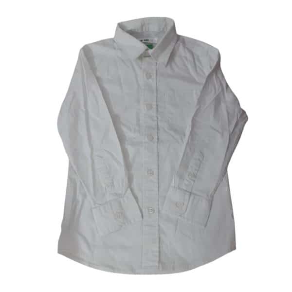 CAMISA M/L BAS T 4 BLANCA C BOLSILLO