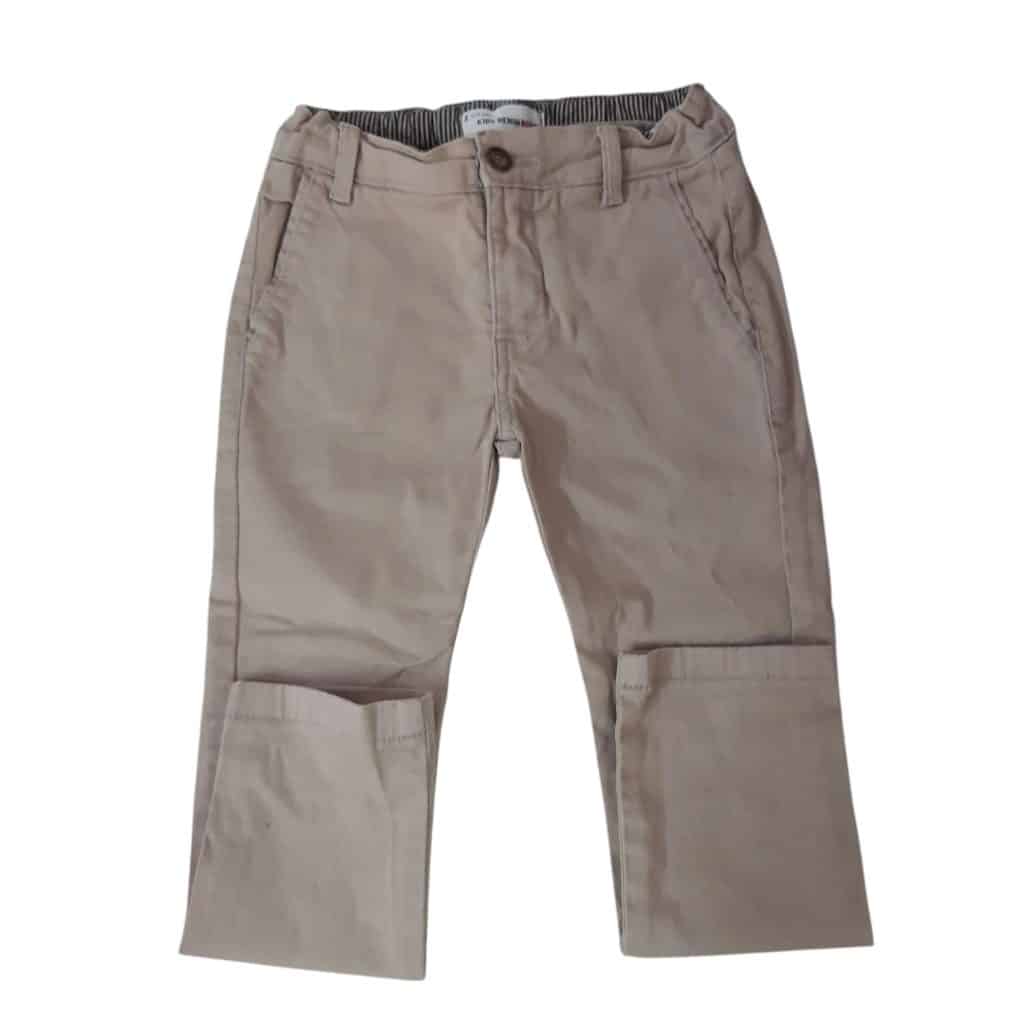 PANTALON GABARDINA KIDS DENIM T 4 BEIGE