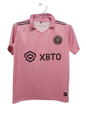 CAMISETA FUTBOL ROSADA INTERNACIONAL MIAMI S MARCA T 16