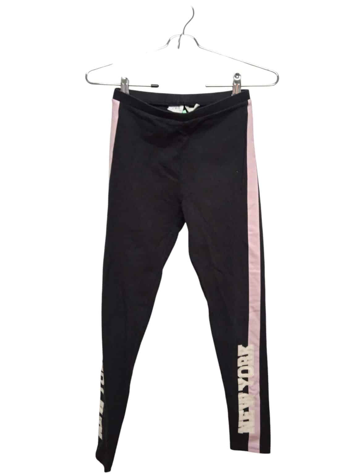CALZA NEGRA FEANJA ROSADA NEW YORK ZARA T 13-14