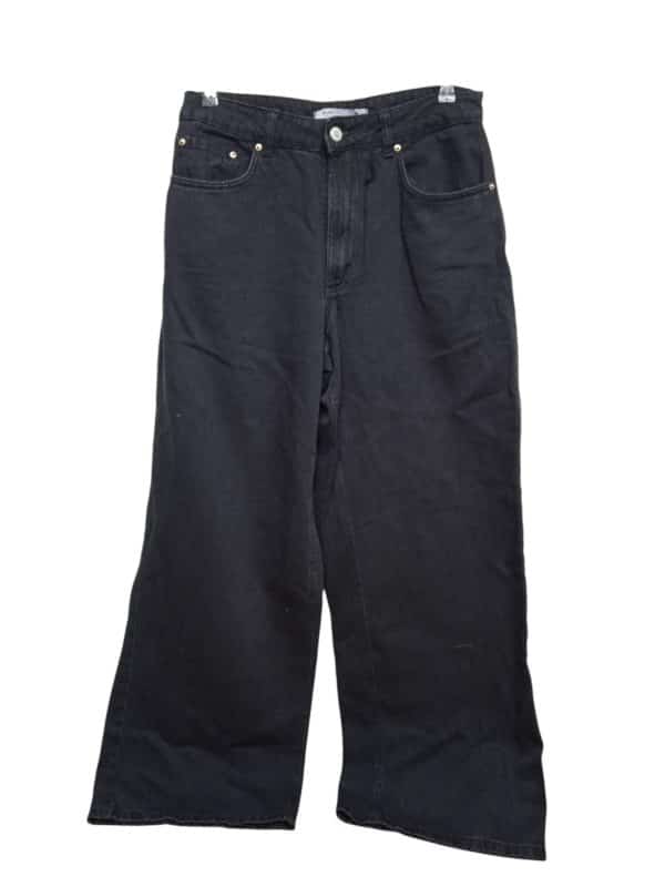 JEAN WIDE LEG NEGRO BLUESTEEL T 42