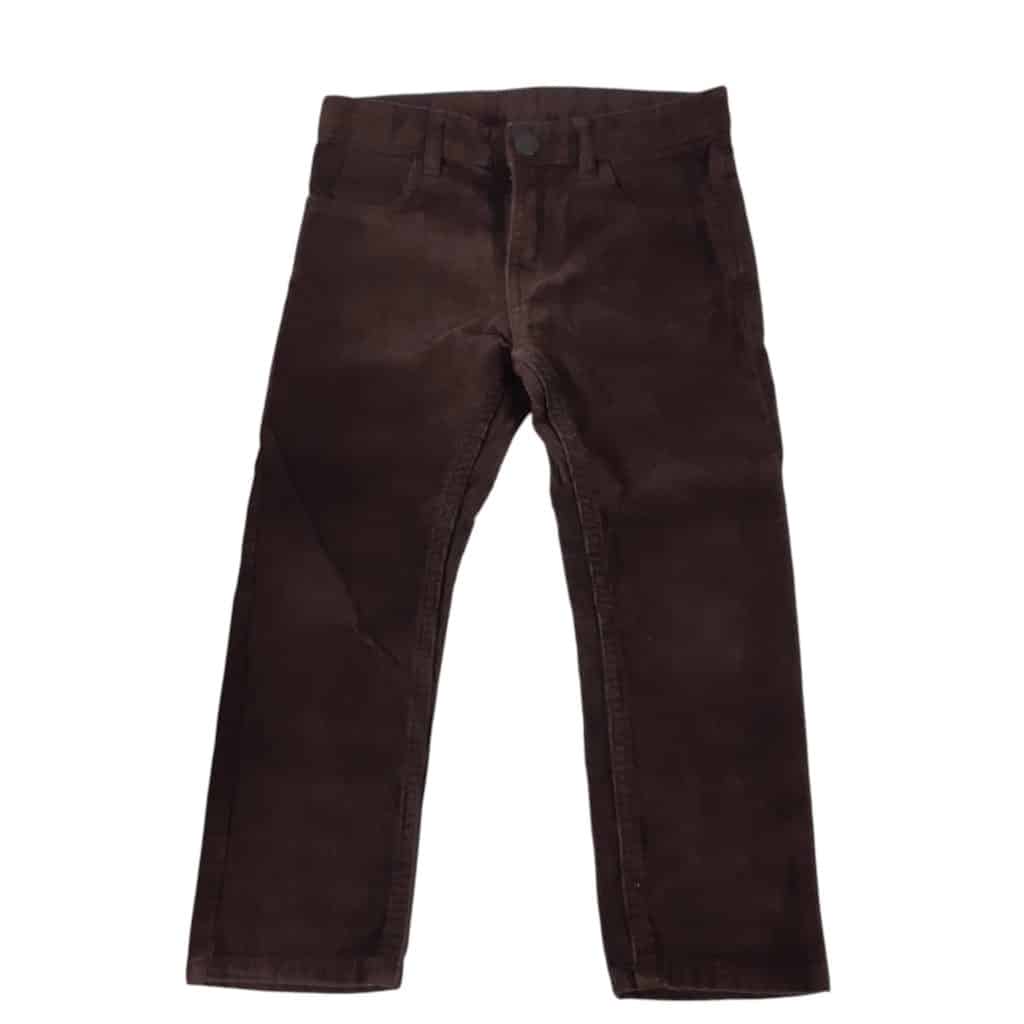 PANTALON PANA MARRON H&M T3/4
