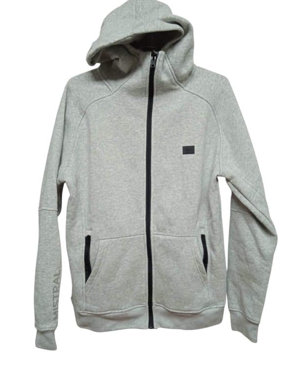 campera alg gris cierre negro mistral ts