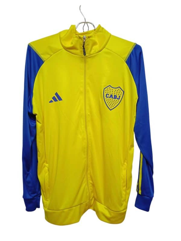 CAMPERA DEPORTIVA AMARILLA AZUL BOCA IMIT TM