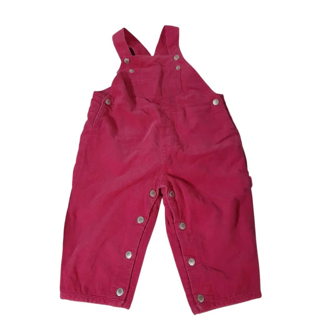 ENTERITO PANA MINIMIMO T L FUCSIA BROCHES PLATEADOS